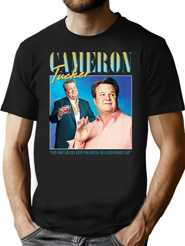 Cameron Tucker Premium Heavyweight Cotton T-Shirt - Black