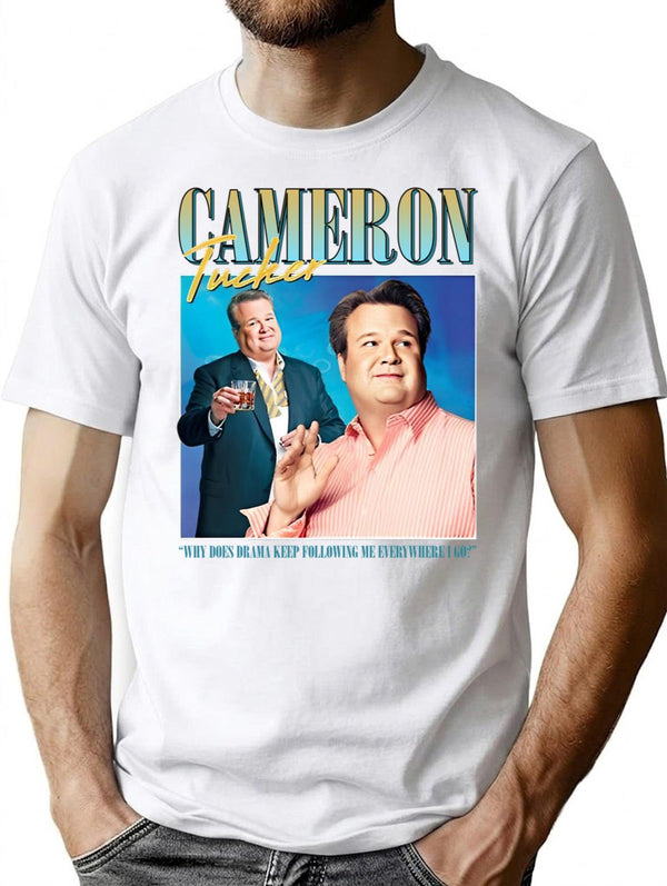 Cameron Tucker Premium Heavyweight Cotton T-Shirt - White