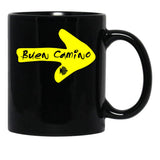 Camino De Santiago Buen Camino Black Coffee Mug, Gift Coffee Mug - Black
