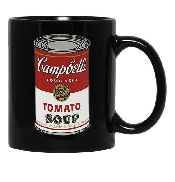 Campbell's Soup Black Coffee Mug, Gift Coffee Mug - Black