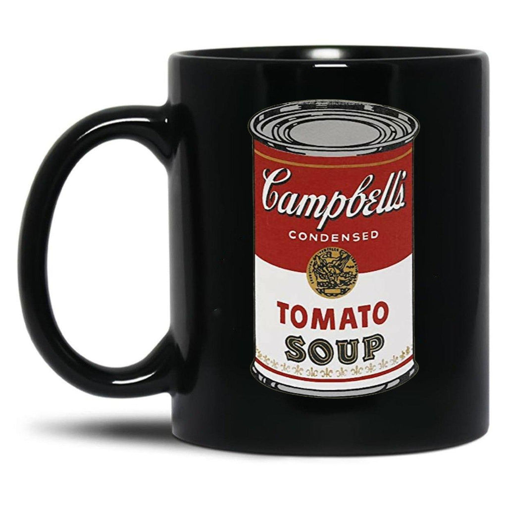 Campbell's Soup Black Coffee Mug, Gift Coffee Mug