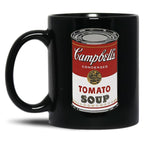 Campbell's Soup Black Coffee Mug, Gift Coffee Mug