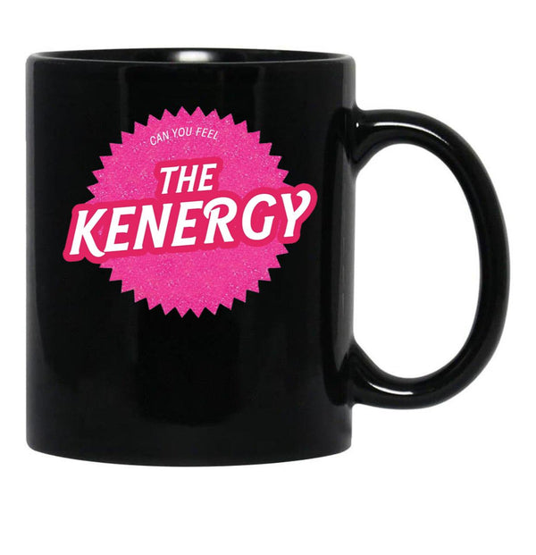 Can You Feel The Kenergy Black Coffee Mug, Gift Coffee Mug - Black