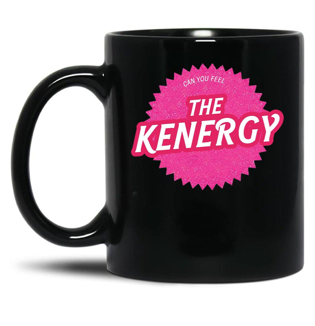 Can You Feel The Kenergy Black Coffee Mug, Gift Coffee Mug
