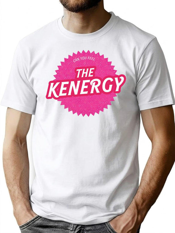Can You Feel The Kenergy Premium Heavyweight Cotton T-Shirt - White