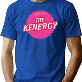 Can You Feel The Kenergy Premium Heavyweight Cotton T-Shirt - Blue