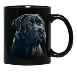 Cane Corso Black Coffee Mug, Gift Coffee Mug - Black