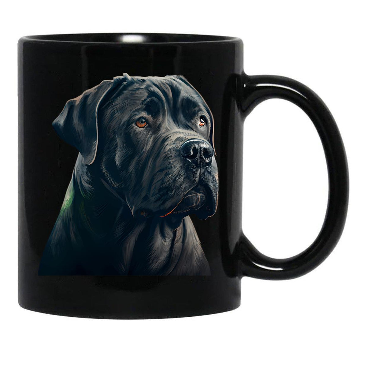Cane Corso Black Coffee Mug, Gift Coffee Mug - Black