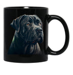 Cane Corso Black Coffee Mug, Gift Coffee Mug - Black