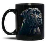 Cane Corso Black Coffee Mug, Gift Coffee Mug - Black