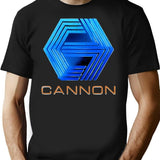 Cannon T-Shirt for Men & Women, T-Shirts Graphic Tee - Black
