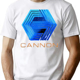 Cannon T-Shirt for Men & Women, T-Shirts Graphic Tee - White