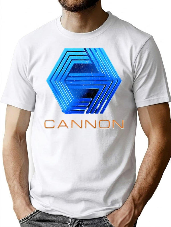 Cannon T-Shirt for Men & Women, T-Shirts Graphic Tee - White