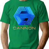 Cannon T-Shirt for Men & Women, T-Shirts Graphic Tee - Green