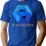 Cannon T-Shirt for Men & Women, T-Shirts Graphic Tee - Blue