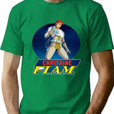Capitaine Flam (Captain Future) T-Shirt for Men & Women, T-Shirts Graphic Tee - Green