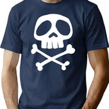 Captain Harlock Danzig Misfits Classic Premium Heavyweight Cotton T-Shirt - Navy