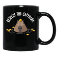 Capybara Black Coffee Mug, Gift Coffee Mug - Black
