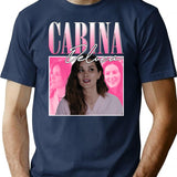 Carina Deluca 90S Vintage T-Shirt for Men & Women, T-Shirts Graphic Tee - Navy