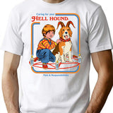 Caring For Your Hell Hound T-Shirt for Men & Women, T-Shirts Graphic Tee - White