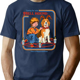 Caring For Your Hell Hound T-Shirt for Men & Women, T-Shirts Graphic Tee - Navy