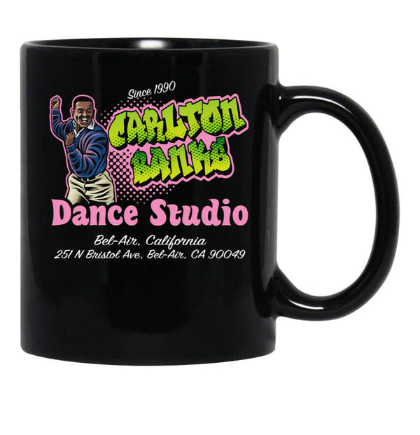 Carlton Banks Dance Studio Black Coffee Mug, Gift Coffee Mug - Black