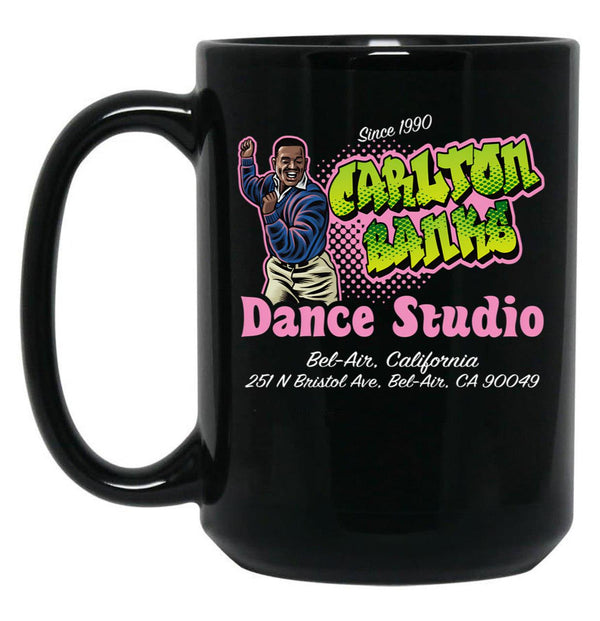 Carlton Banks Dance Studio Black Coffee Mug, Gift Coffee Mug - Black