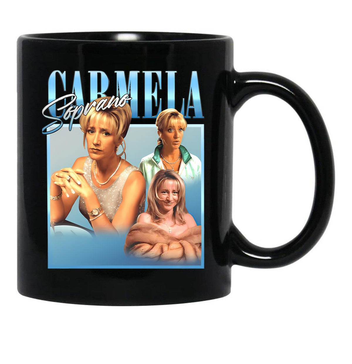 Carmela-Soprano Classic Black Coffee Mug, Gift Coffee Mug - Black