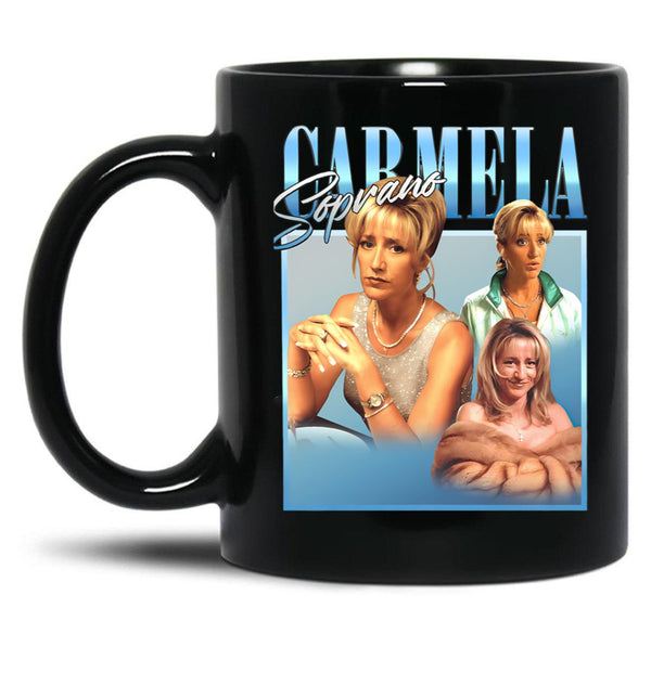 Carmela Soprano Classic Black Coffee Mug, Gift Coffee Mug - Black