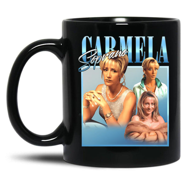 Carmela-Soprano Classic Black Coffee Mug, Gift Coffee Mug - Black