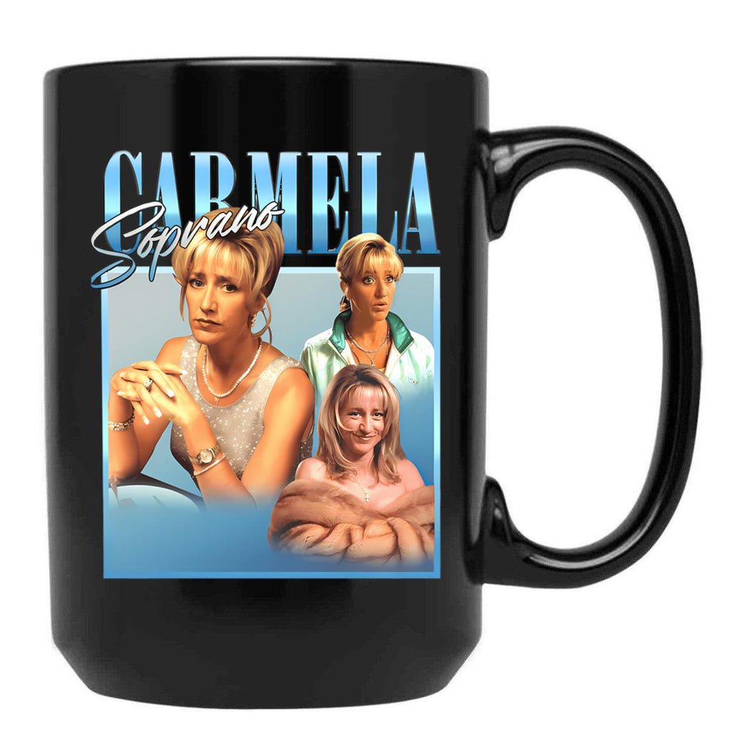 Carmela-Soprano Classic Black Coffee Mug, Gift Coffee Mug