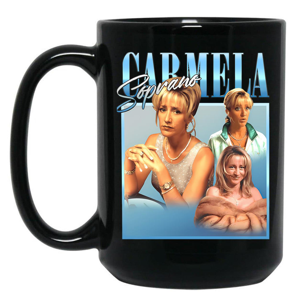 Carmela-Soprano Classic Black Coffee Mug, Gift Coffee Mug