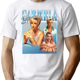 Carmela Soprano Classic Premium Heavyweight Cotton T-Shirt - White
