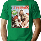 Carry On Christmas T-Shirt for Men & Women, T-Shirts Graphic Tee - Green