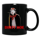 Cat In The Hat Dirty Hoe Black Coffee Mug, Gift Coffee Mug - Black