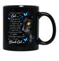 Cat Is My Friend Black Coffee Mug - Black
