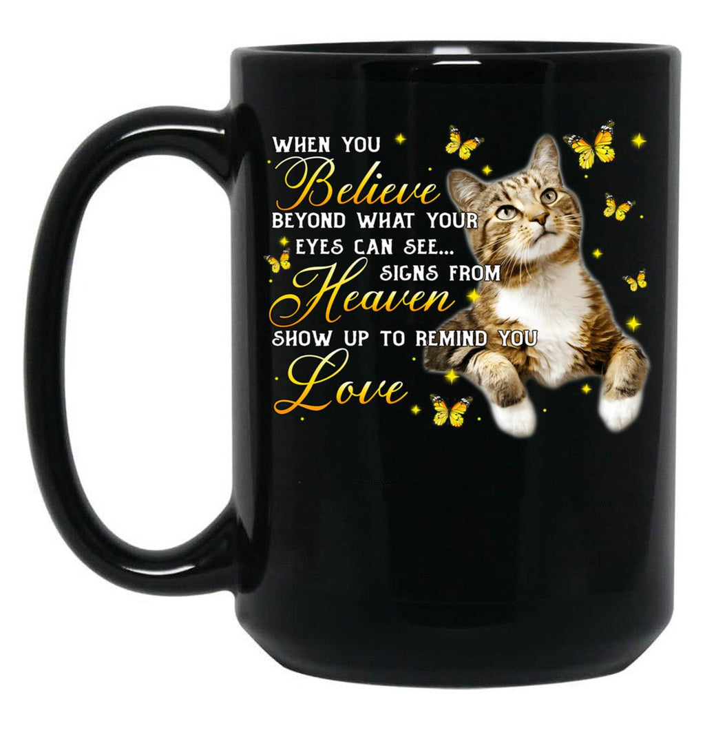 Cat Lover Black Coffee Mug