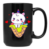 Cat Mom (7) Black Coffee Mug, Gift Coffee Mug