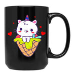 Cat Mom (7) Black Coffee Mug, Gift Coffee Mug