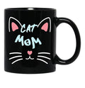 Cat Mom (8) Black Coffee Mug, Gift Coffee Mug - Black