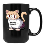 Cat Neco Arc Black Coffee Mug, Gift Coffee Mug