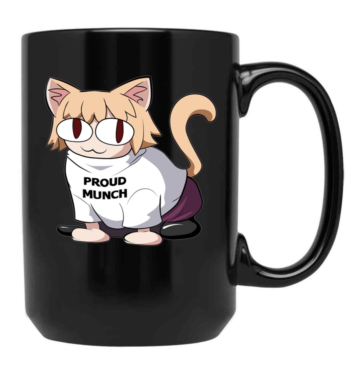 Cat Neco Arc Black Coffee Mug, Gift Coffee Mug