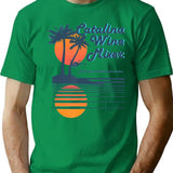 Catalina Wine Mixer Vintage T-Shirt for Men & Women, T-Shirts Graphic Tee - Green