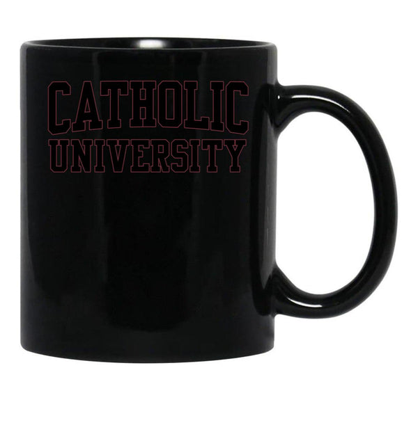 Catholic UNIVERSITY of America Black Coffee Mug, Gift Coffee Mug - Black