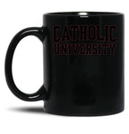 Catholic UNIVERSITY of America Black Coffee Mug, Gift Coffee Mug