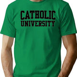 Catholic UNIVERSITY of America Premium Heavyweight Cotton T-Shirt - Green