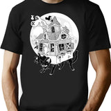 Cathouse T-Shirt for Men & Women, T-Shirts Graphic Tee - Black