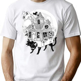 Cathouse T-Shirt for Men & Women, T-Shirts Graphic Tee - White
