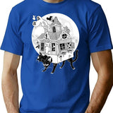 Cathouse T-Shirt for Men & Women, T-Shirts Graphic Tee - Blue