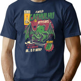Cathulhu T-Shirt for Men & Women, T-Shirts Graphic Tee - Navy